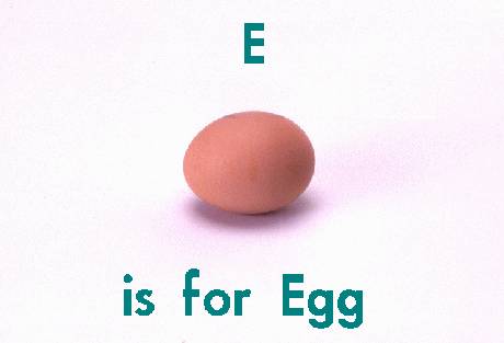 Picture: E is for Egg poster
